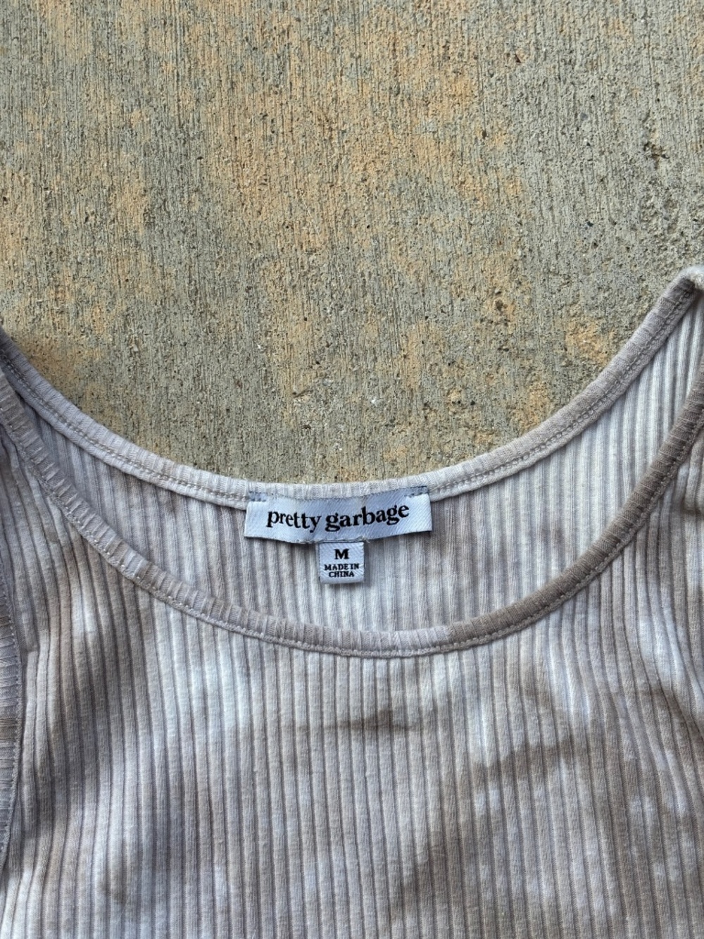 Tye Dye Ribbed Racerback Tank Top - Picture 2 of 6